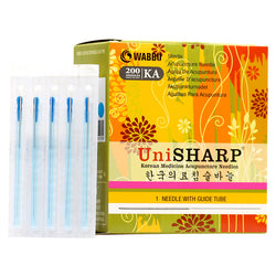 UniSharp™ KA-Type Acupuncture Needles (1 Needle/Tube, 200 PCS/Box)