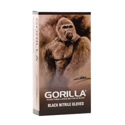 GORILLA - Black Exam Nitrile Gloves