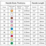 Wabbo Acupuncture Needles SST E-Type (5 Needles/Tube, 500 PCS/Box)